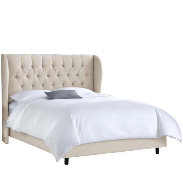 Wayfair Custom Upholstery™ Elsa Upholstered Wingback Bed & Reviews ...